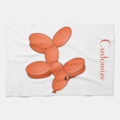 Cute Balloon Dog Thunder_Cove Theedoek (Horizontaal)