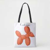 Cute Balloon Dog Thunder_Cove Tote Bag (Voorkant)