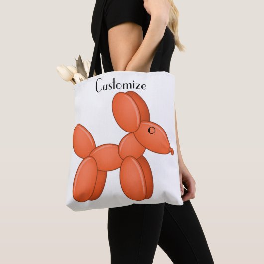 Cute Balloon Dog Thunder_Cove Tote Bag (Dichtbij)