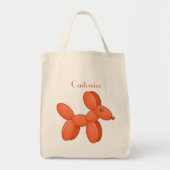 Cute Balloon Dog Thunder_Cove Tote Bag (Voorkant)