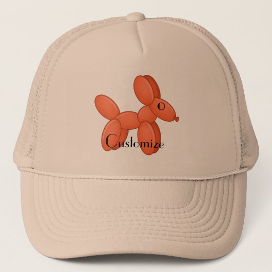 Cute Balloon Dog Thunder_Cove Trucker Pet (Voorkant)