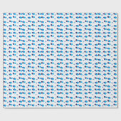 Cute Balloons Harten Baby shower Birthday Cadeaupapier (Vlak)