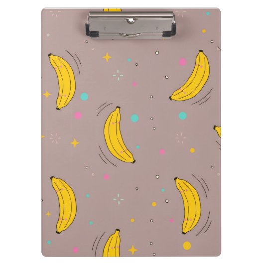Cute Banana All-Over Print Klembord (Voorkant)