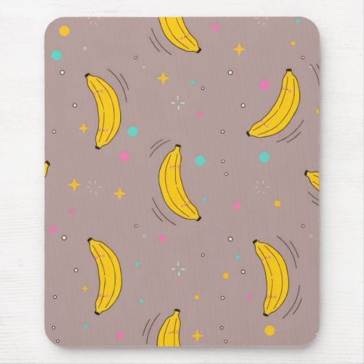 Cute Banana All-Over Print Muismat (Voorkant)