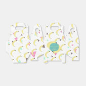 Cute Banana Bunch Blauwgroen Confetti Baby shower  Bedankdoosjes (Uitgevouwen)