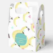 Cute Banana Bunch Blauwgroen Confetti Baby shower  Bedankdoosjes (Geopend)