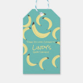 Cute Banana Bunch Pattern Baby shower Cadeaulabel (Voorkant)