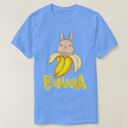 Cute Banana Bunny Rabbit 127 T-shirt (Design voorkant)
