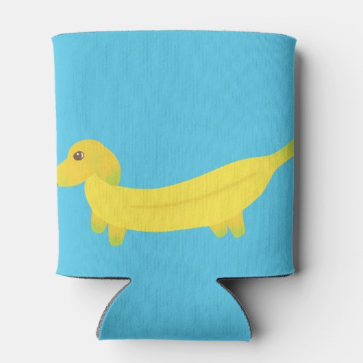 Cute Banana Dog Personalized Blikjeskoeler