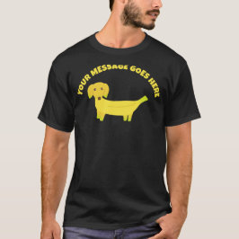 Cute Banana Dog Personalized T-shirt