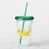 Cute Banana Dogs Personalized Acryl Drinkbeker (Achterkant)