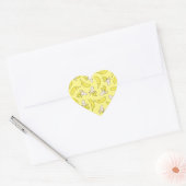 Cute Banana Kids Birthday Kawaii Hart Sticker (Envelop)