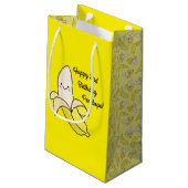 Cute Banana Kids Birthday Kawaii Klein Cadeauzakje (Achterkant Gekanteld)