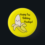 Cute Banana Kids Birthday Kawaii Ronde Button 3,2 Cm<br><div class="desc">Dit schattige, kleurrijke, schattige collectie van een verjaardagsfeest voor bananen is perfect voor een kinder viering op de eerste verjaardag of elk verjaardagsjaar! Pas de tekst aan om ze zelf te maken. Het moderne uiterlijk en gevoel is de perfecte manier om je kleine te vieren die op hun eerste verjaardag...</div>