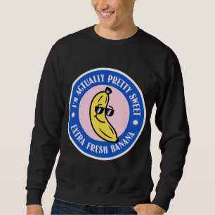 Cute Banana Lover Quote Kawaii Style Funny Tropica Trui