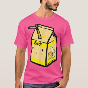 Cute Banana Milk Shake Kawaii Japans Anime Fan G T-shirt