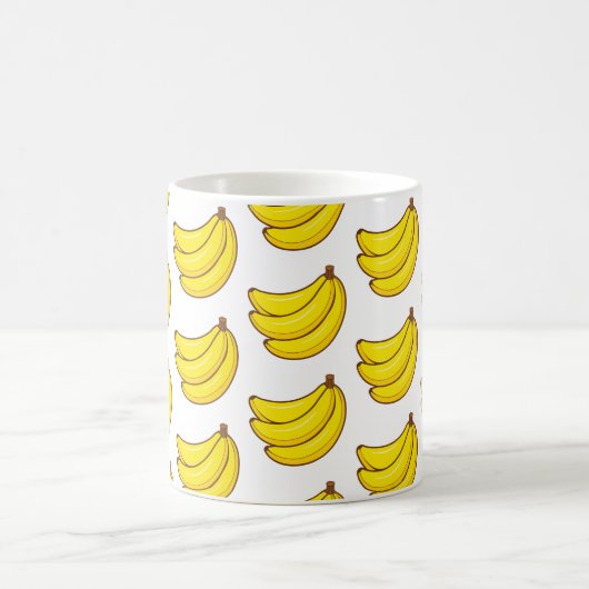 Cute Banana Pattern Koffiemok (Center)