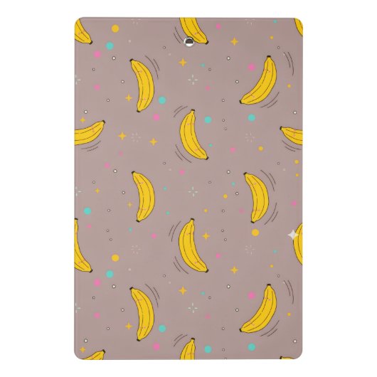 Cute Banana Pattern Mini Clipboard Mini Klembord (Achterkant)