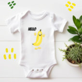 Cute banana romper