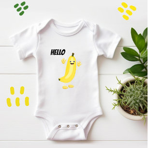 Cute banana romper
