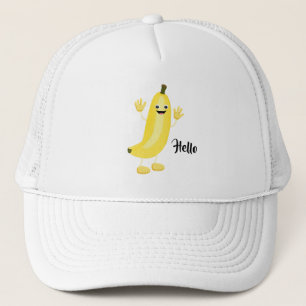 Cute banana trucker pet