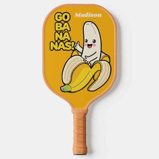 Cute Bananas douanenaam Pickleball Paddle (Voorkant)