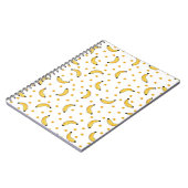 Cute Bananas - Seamless - Fruit Pattern Notitieboek (Linkerzijde)