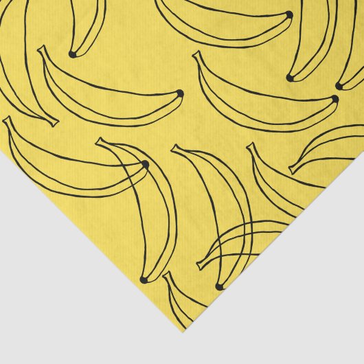Cute Bananas Tissue Paper Tissuepapier (Detail)