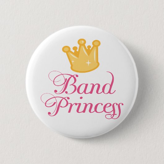 Cute Band Princess Music Gift Ronde Button 5,7 Cm (Voorkant)