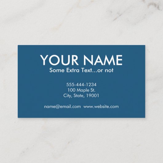 Cute Banjo Visitekaartjes (Achterkant)