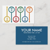 Cute Banjo Visitekaartjes (Voorkant / Achterkant)