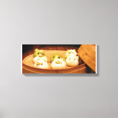 Cute bao buns canvas afdruk (Voorkant)