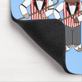 Cute Barbershop Quartet Gift Muismat (Hoek)