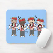 Cute Barbershop Quartet Gift Muismat (Met muis)