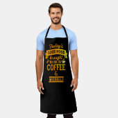 Cute Barista Coffee Apron - Personalized Cafe Schort (Gedragen)