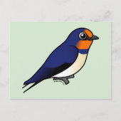 Cute Barn Swallow Briefkaart (Voorkant)