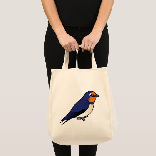 Cute Barn Swallow Tote Bag (Voorkant (product))