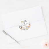 Cute Barnyard Verjaardagsfeestje Klassieke Ronde S Sticker (Envelop)