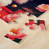 Cute Barongsai Leeuwendans Legpuzzel (Zijkant)