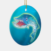Cute Barracuda Keramisch Ornament (Rechts)