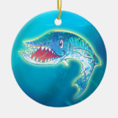 Cute Barracuda Keramisch Ornament (Voorkant)