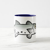 Cute Barracuda Tweekleurige Koffiemok (Center)