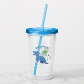 Cute Baryonyx Acryl Drinkbeker (Achterkant)