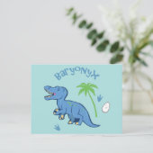 Cute Baryonyx Briefkaart (Staand voorkant)