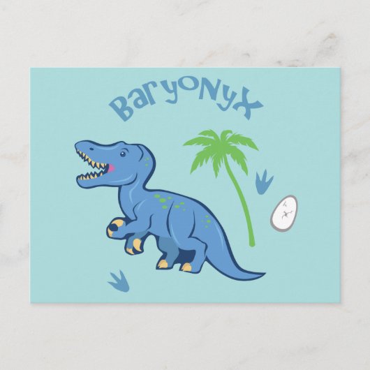 Cute Baryonyx Briefkaart (Voorkant)