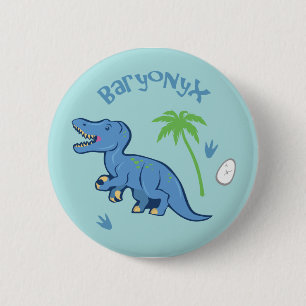 Cute Baryonyx Ronde Button 5,7 Cm