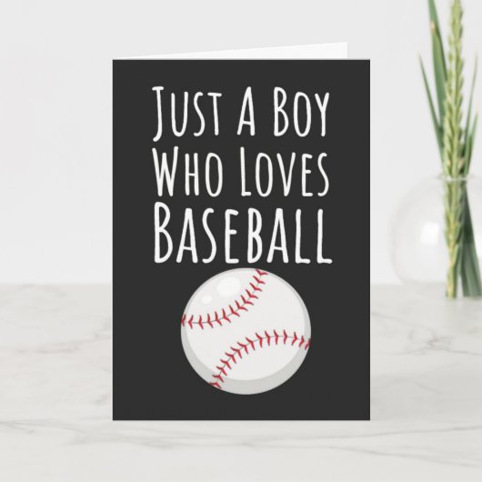 Cute Baseball Cards For Baby Boys Kids Player Fan Kaart (Voorkant)