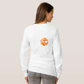 Cute Baseball mama T-shirt (Achterkant volledig)