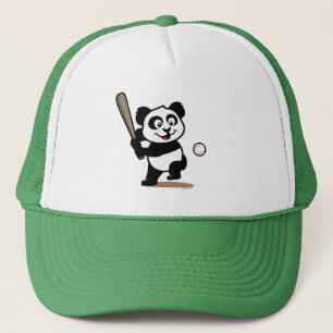 Cute Baseball Panda Trucker Pet