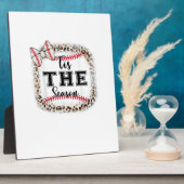 Cute Baseball Tis The Season Mom Sister Toddler Gi Fotoplaat (Zijkant)